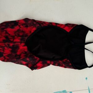 Red and Black Swimsuit